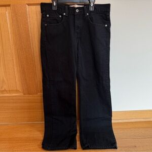 Levi's Black Straight Jeans Classic Denim